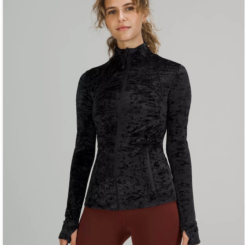 COPY - NWOT lululemon velour black define jacket sz 14